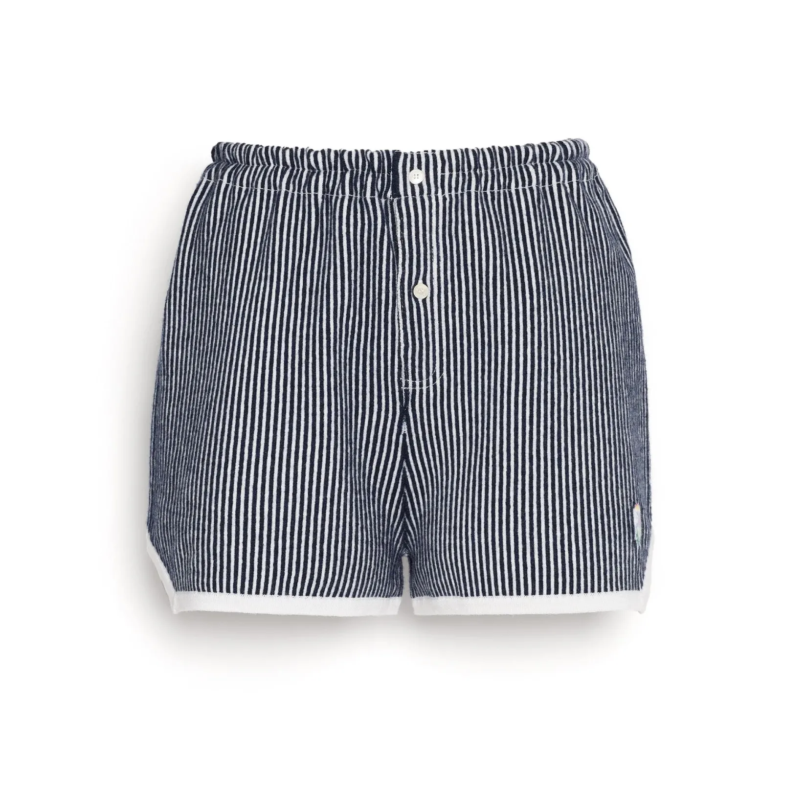Women Barrie Cashmere and cotton striped shorts