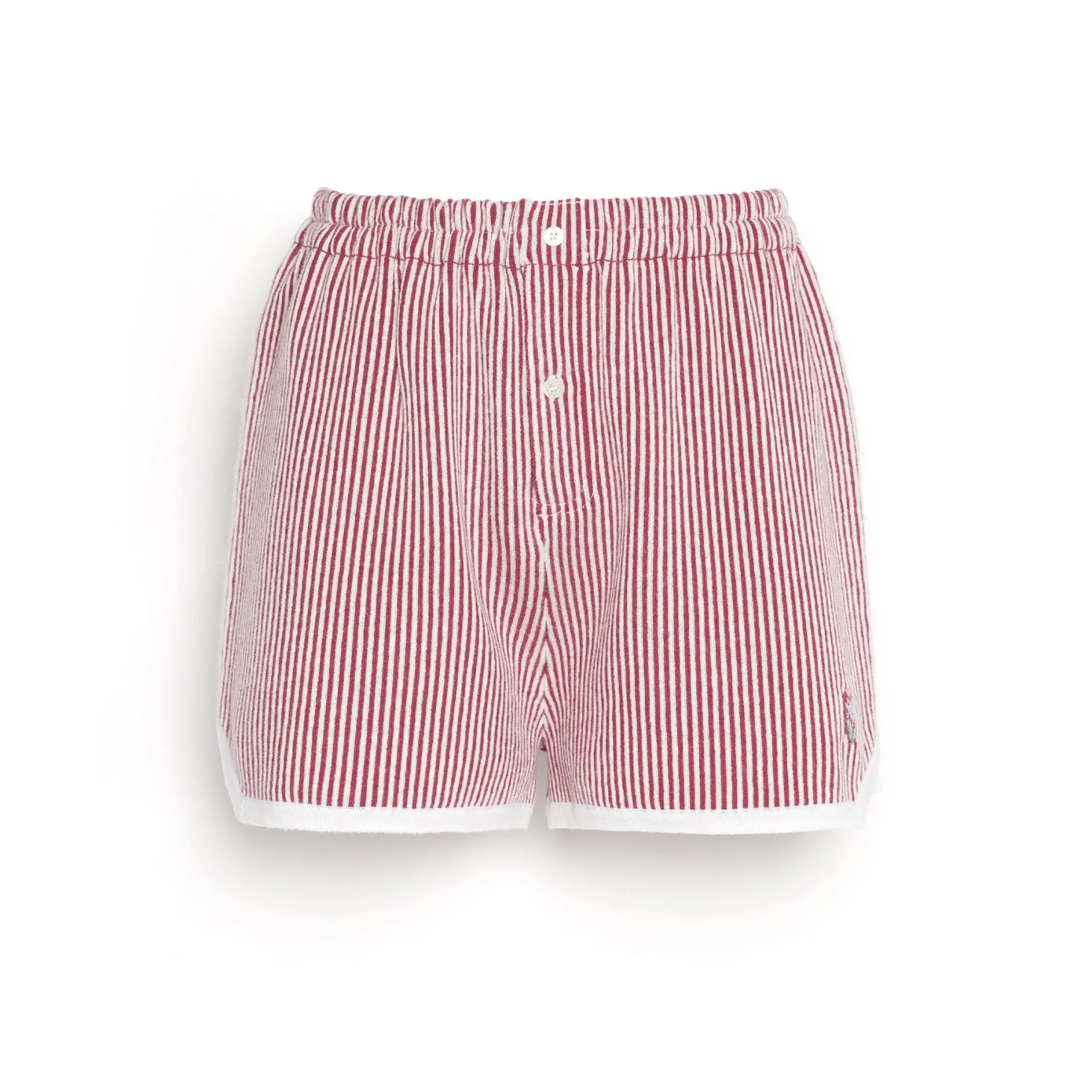 Women Barrie Cashmere and cotton striped shorts