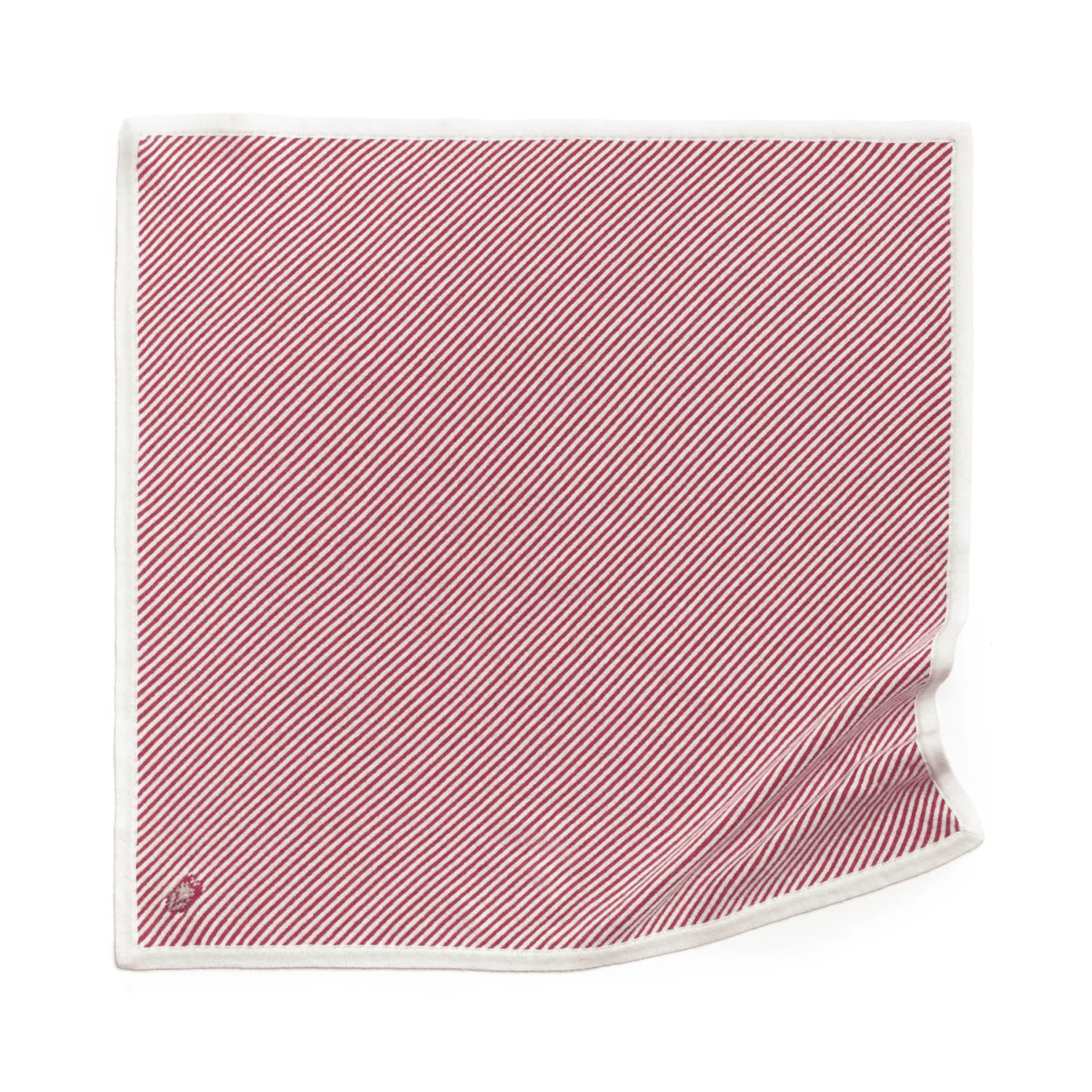 Women Barrie Cashmere and cotton striped scarf