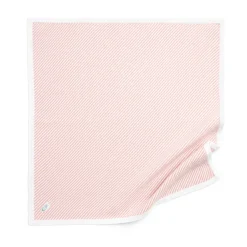 Women Barrie Cashmere and cotton striped scarf