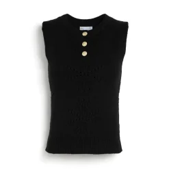 Women Barrie Cashmere and cotton top with an all-over motif