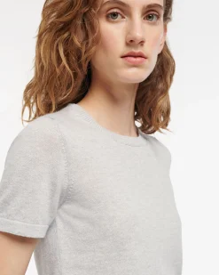 Women Barrie Cashmere and silk top