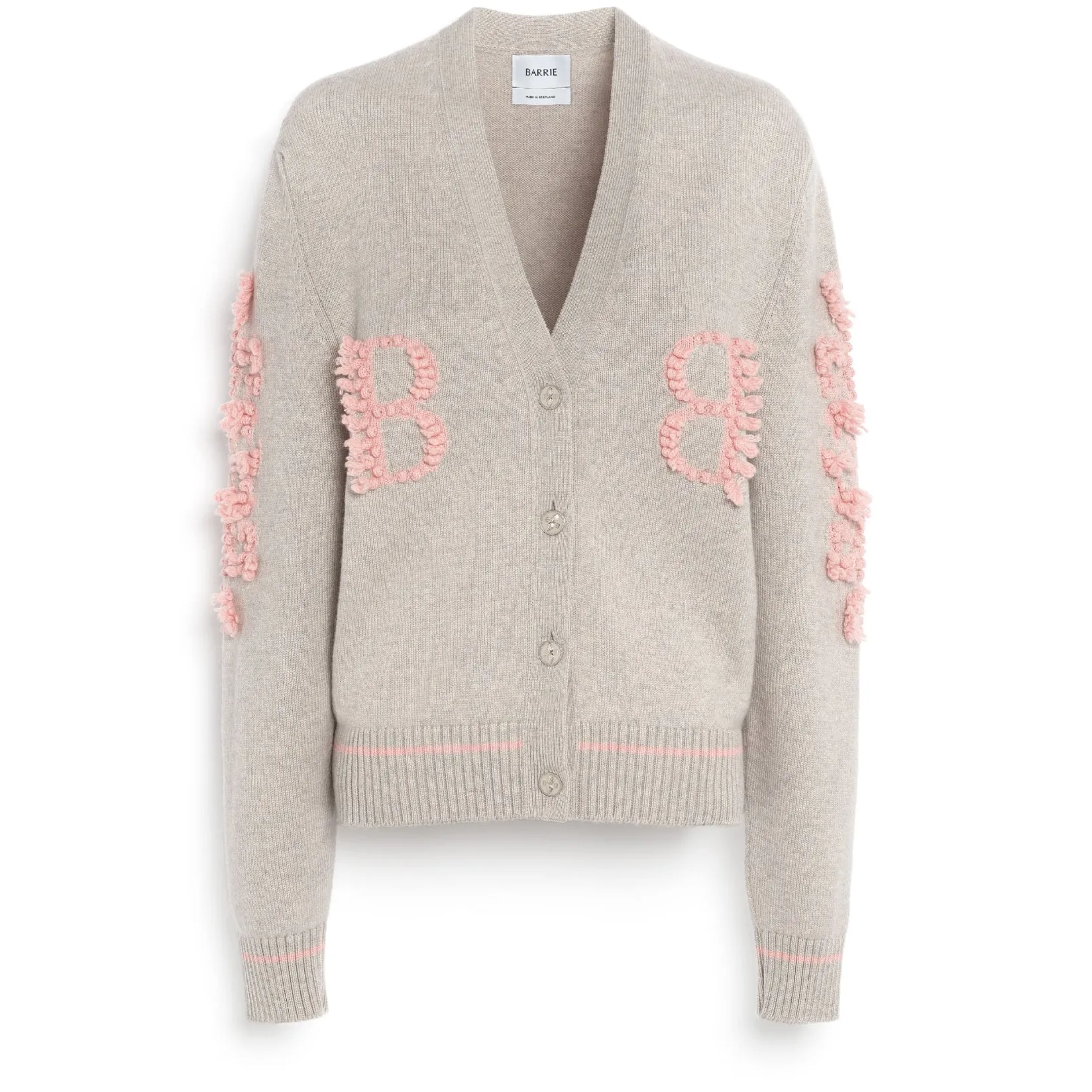 Women Barrie Cashmere B logo V-neck cardigan