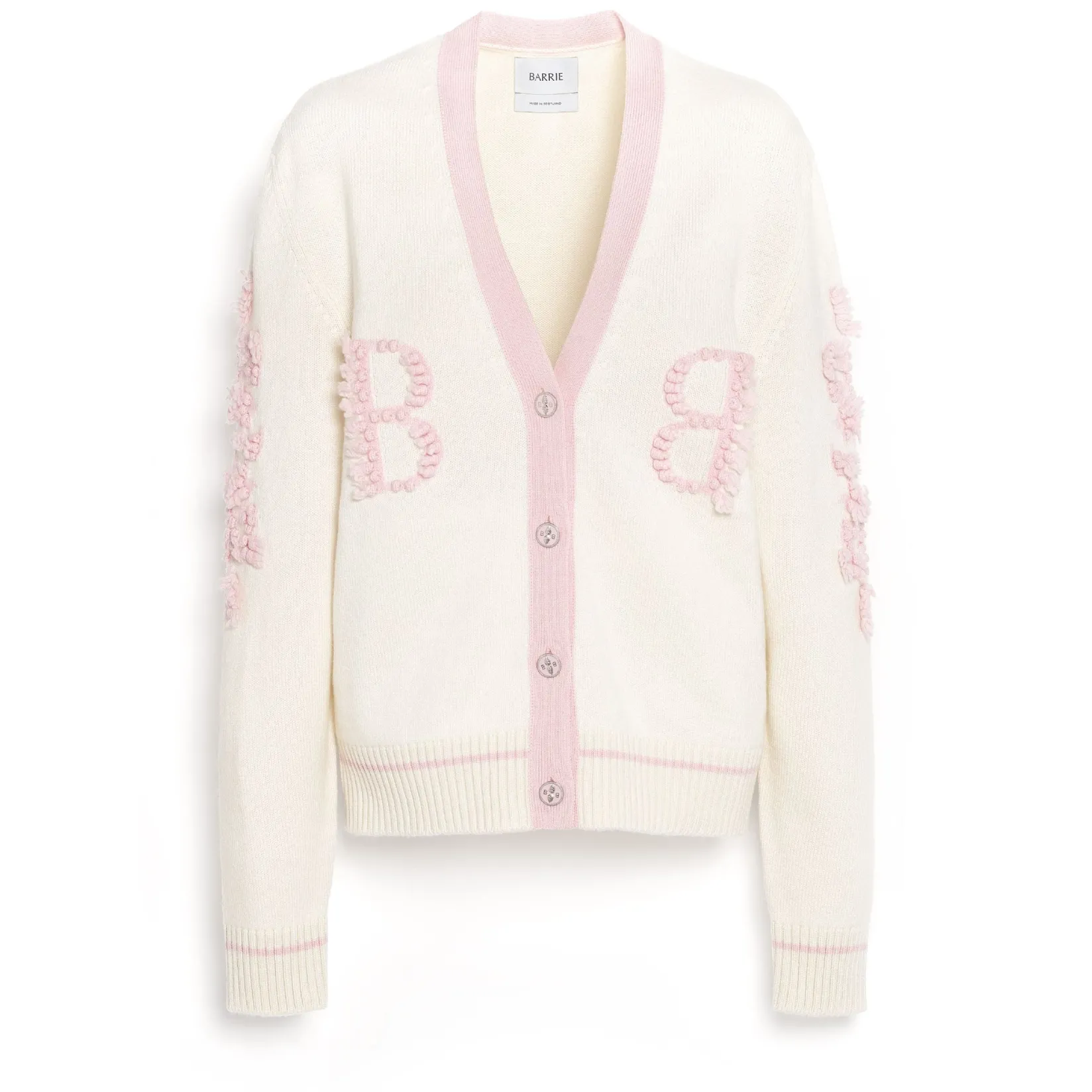 Women Barrie Cashmere B logo V-neck cardigan