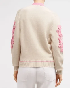 Women Barrie Cashmere B logo V-neck cardigan