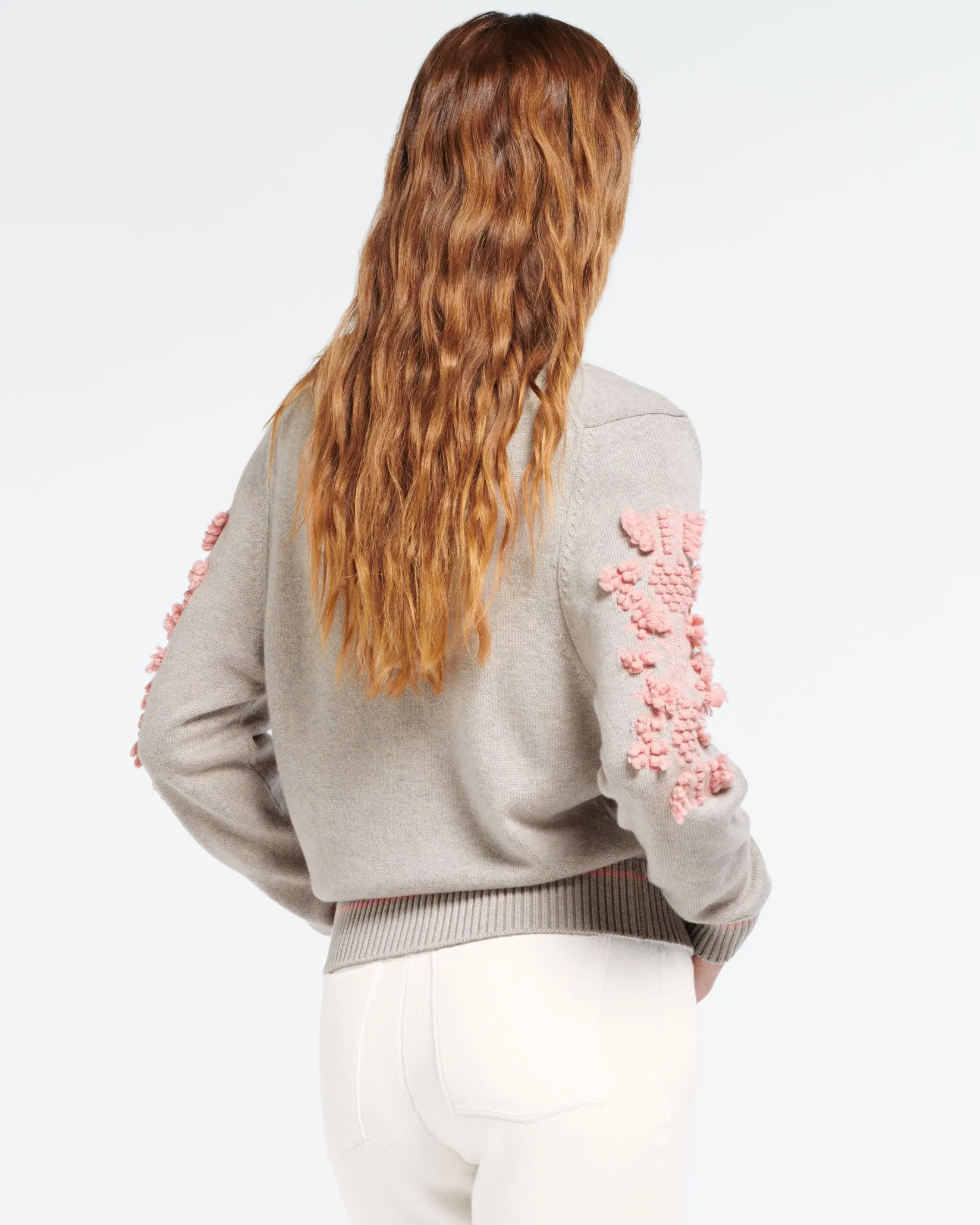 Women Barrie Cashmere B logo V-neck cardigan