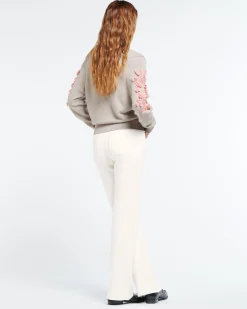 Women Barrie Cashmere B logo V-neck cardigan