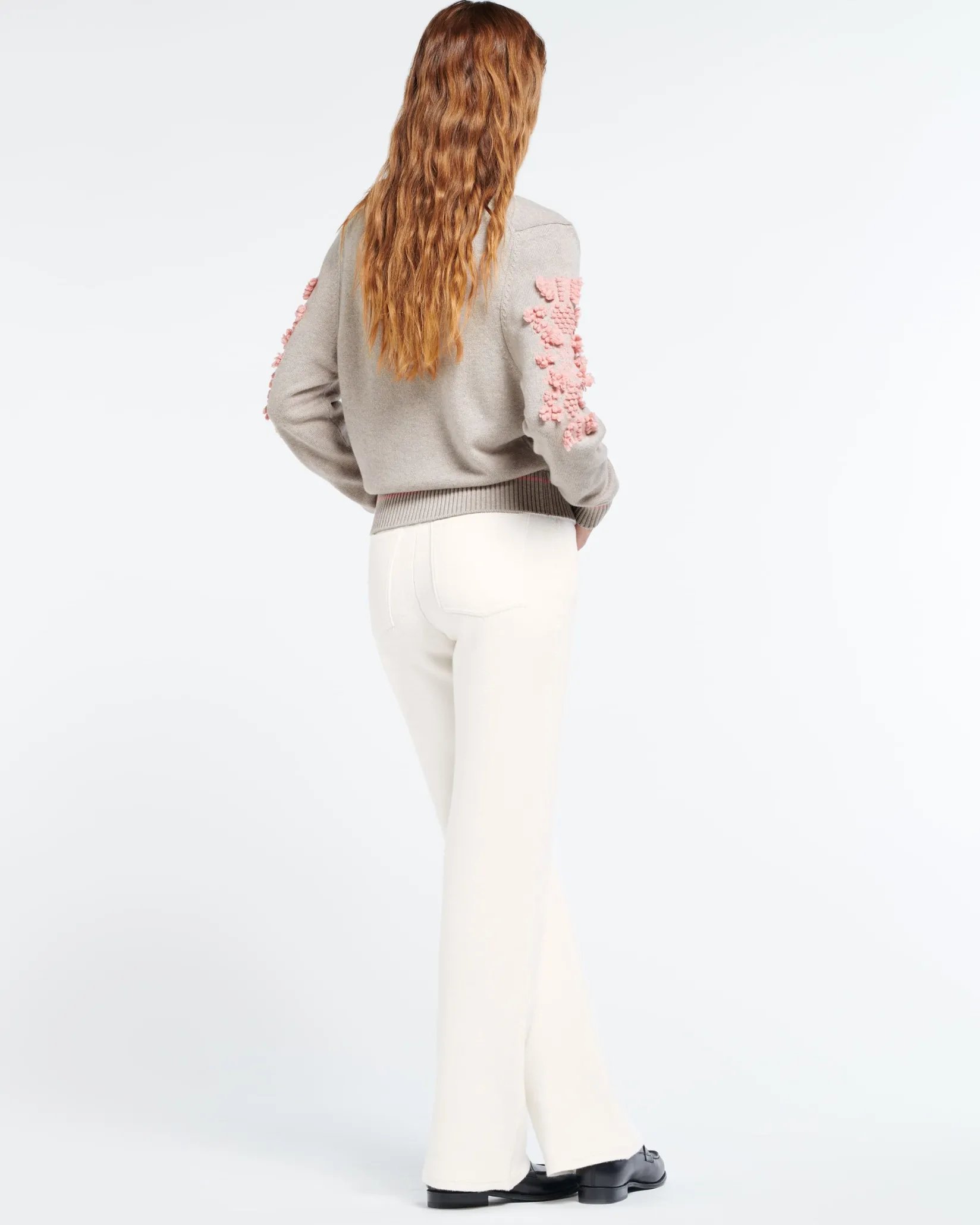 Women Barrie Cashmere B logo V-neck cardigan