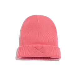 Women Barrie Cashmere beanie with embroidered logo