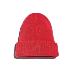 Women Barrie Cashmere beanie with embroide logo