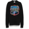 Women Barrie Cashmere jumper with bouquet motif