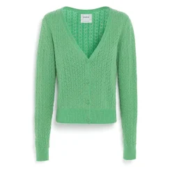 Women Barrie Cashmere lace cardigan