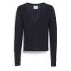 Women Barrie Cashmere lace cardigan