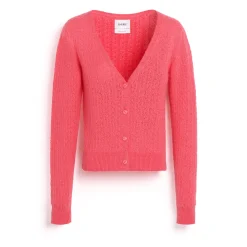 Women Barrie Cashmere lace cardigan