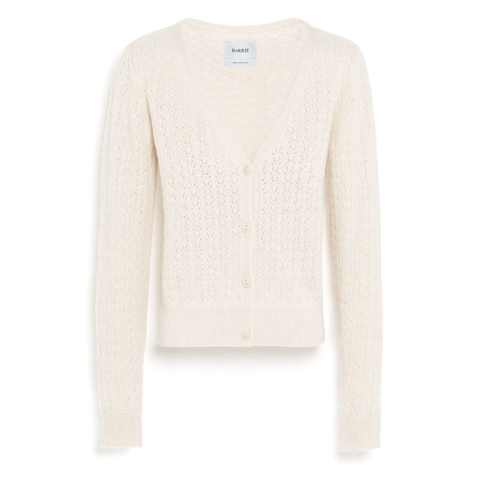 Women Barrie Cashmere lace cardigan