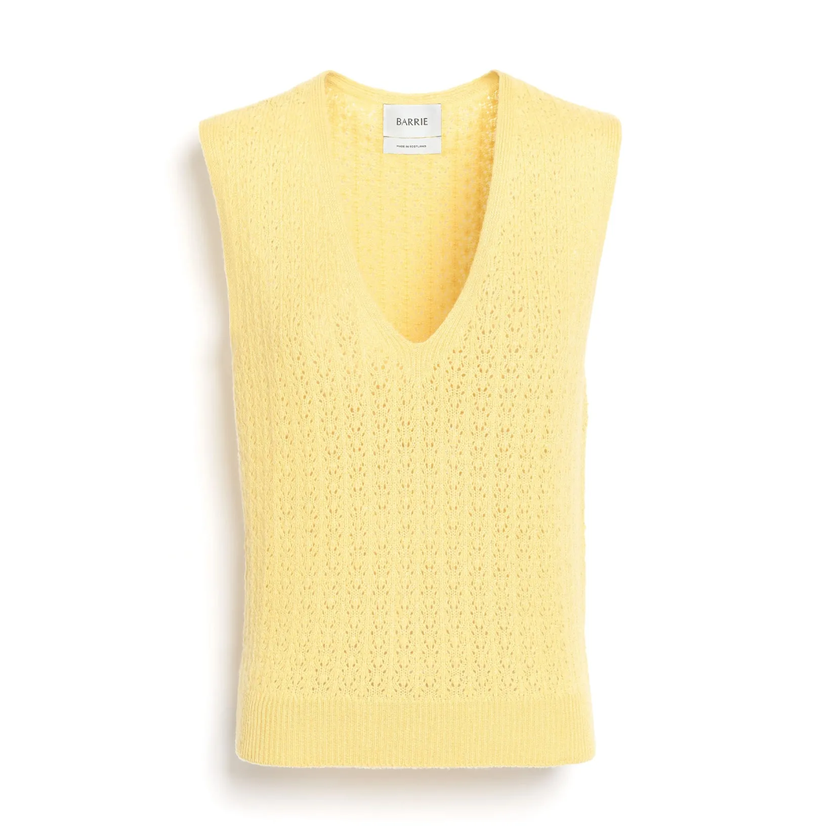Women Barrie Cashmere lace top