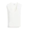 Women Barrie Cashmere lace top