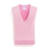 Women Barrie Cashmere lace top