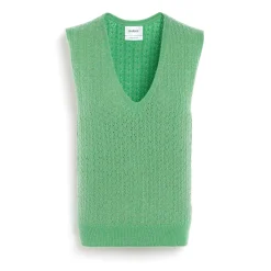 Women Barrie Cashmere lace top