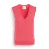 Women Barrie Cashmere lace top