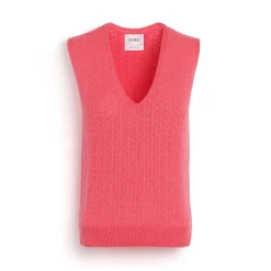 Women Barrie Cashmere lace top