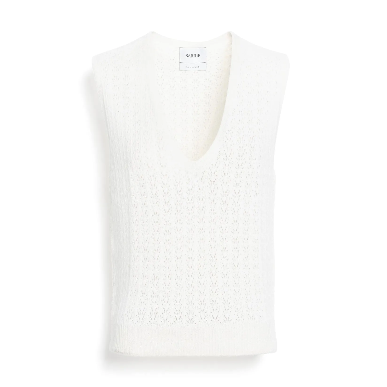 Women Barrie Cashmere lace top