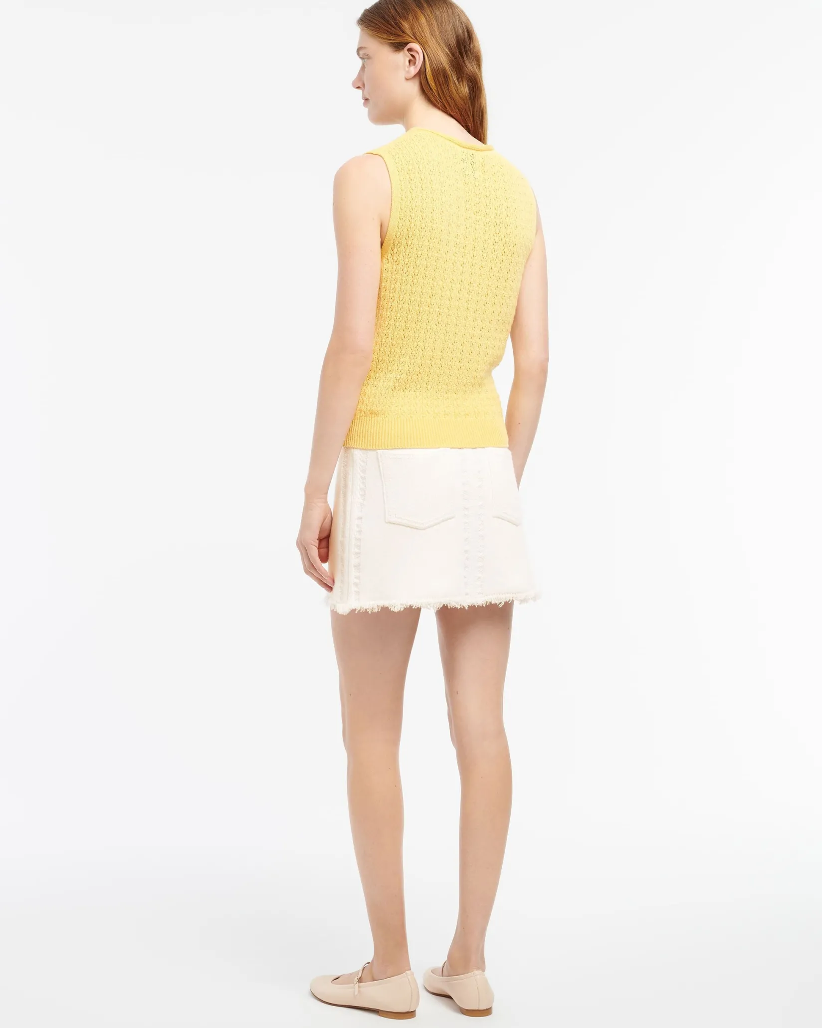 Women Barrie Cashmere lace top