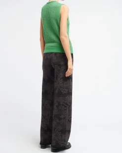 Women Barrie Cashmere lace top
