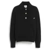 Women Barrie Cashmere polo collar jumper
