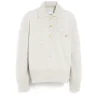 Women Barrie Cashmere polo collar jumper