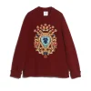 Barrie Cashmere round-neck jumper with jewel pattern