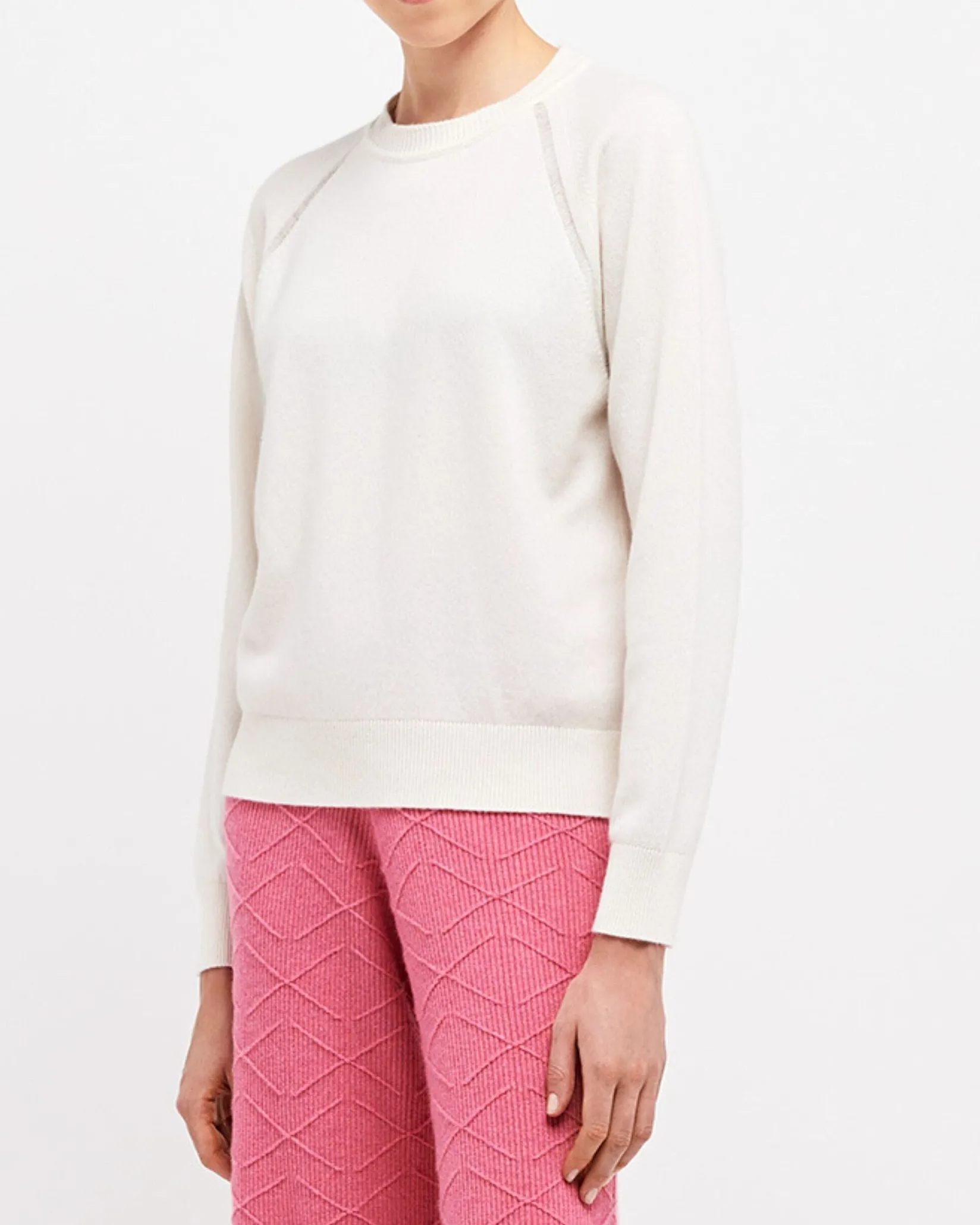 Women Barrie Cashmere round-neck jumper