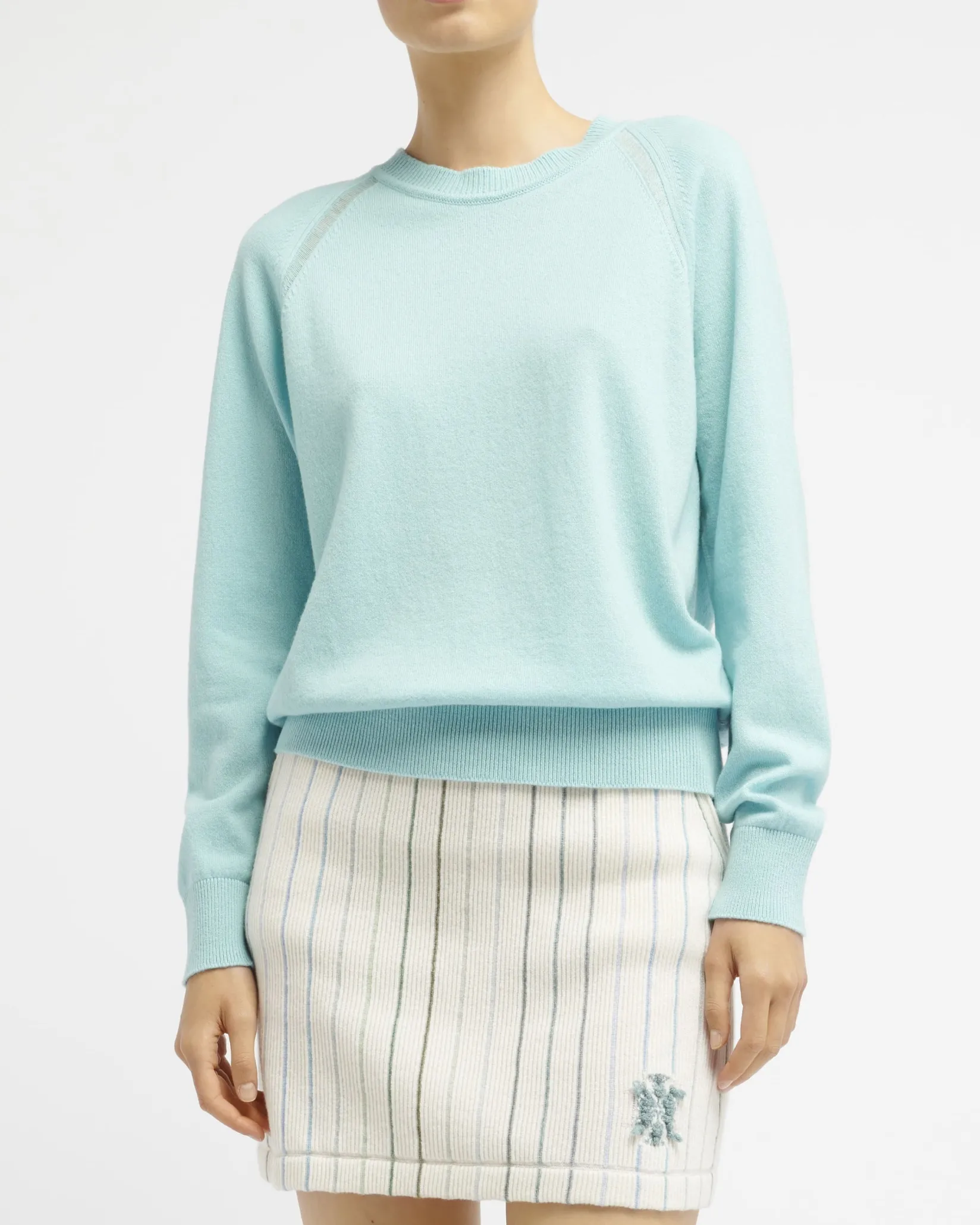 Women Barrie Cashmere round-neck jumper
