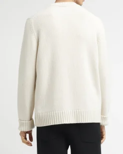 Barrie Cashmere round-neck jumper with jewel pattern