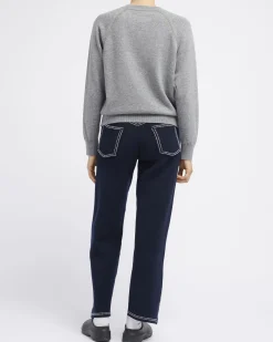 Women Barrie Cashmere round-neck jumper
