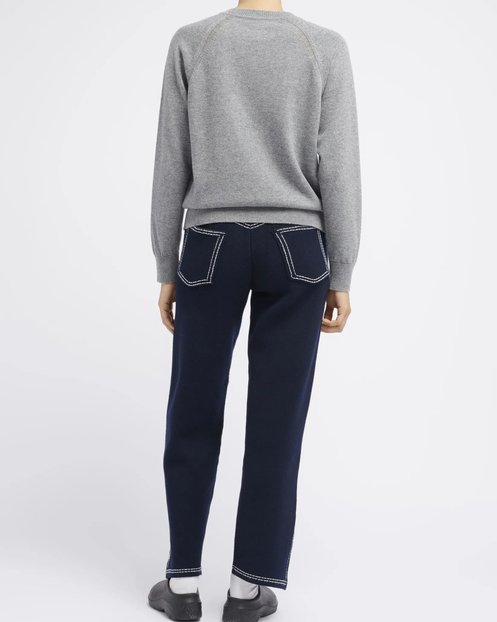 Women Barrie Cashmere round-neck jumper