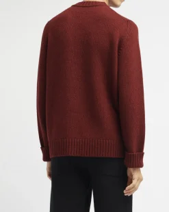Barrie Cashmere round-neck jumper with jewel pattern