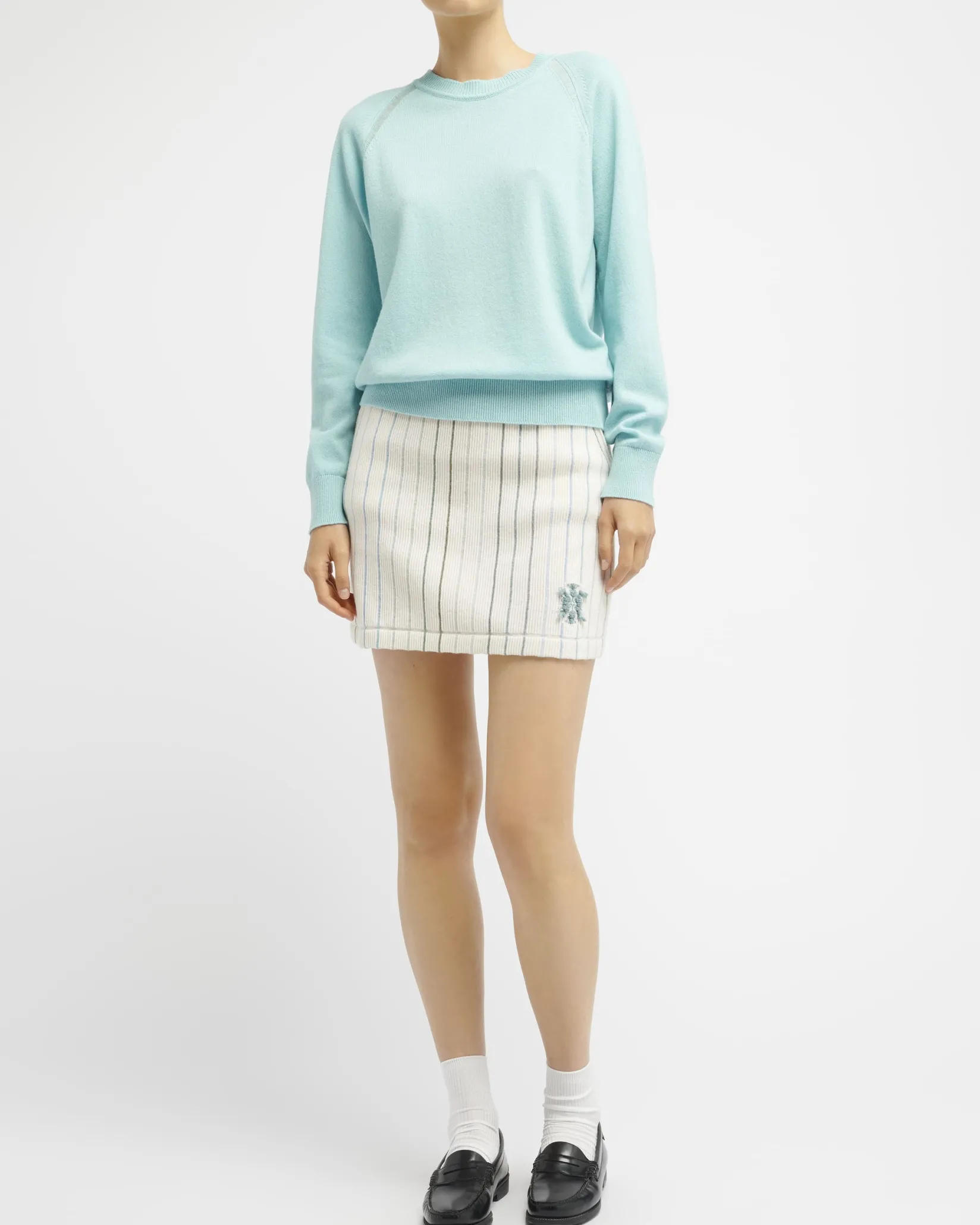Women Barrie Cashmere round-neck jumper