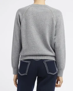 Women Barrie Cashmere round-neck jumper