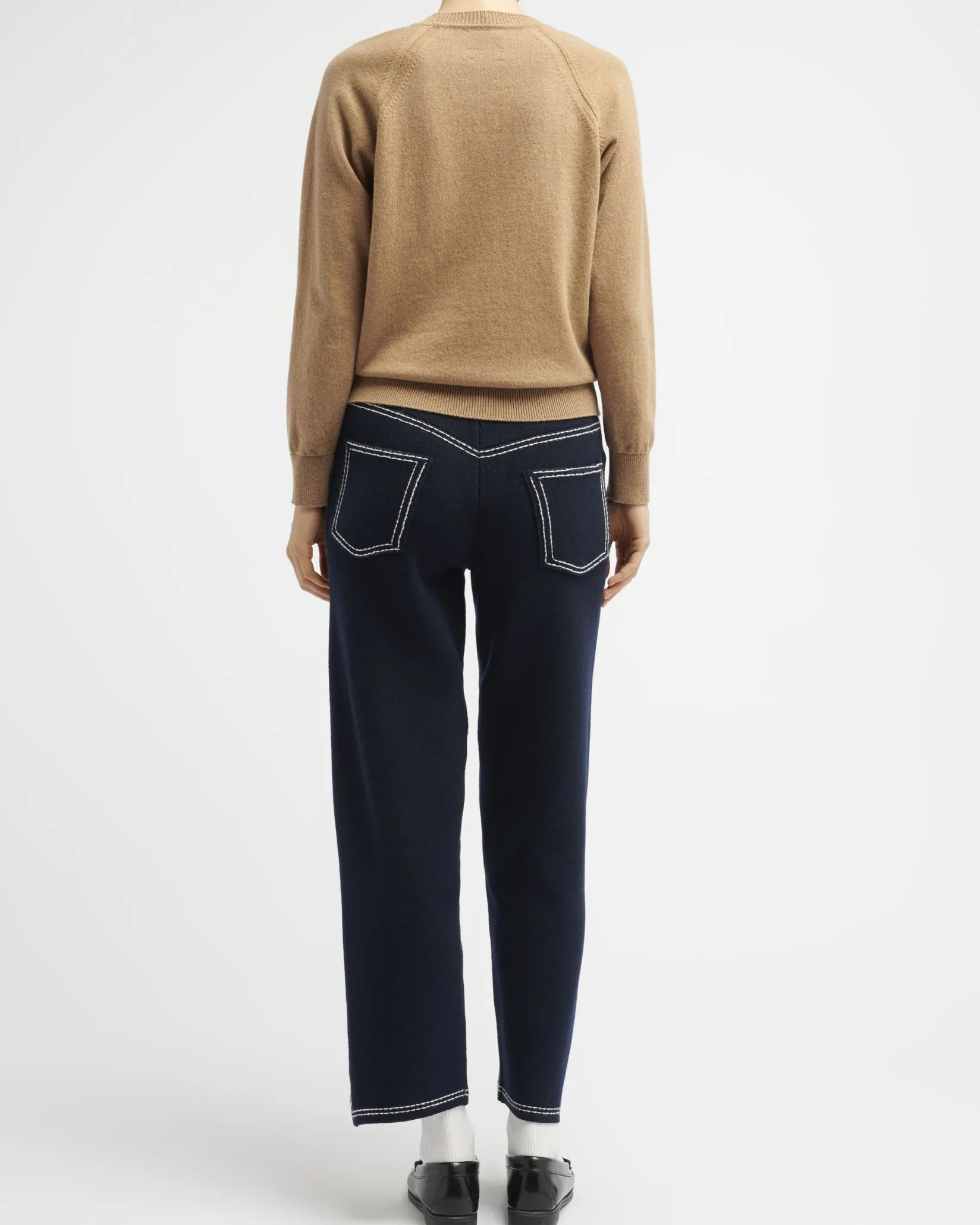 Women Barrie Cashmere round-neck jumper