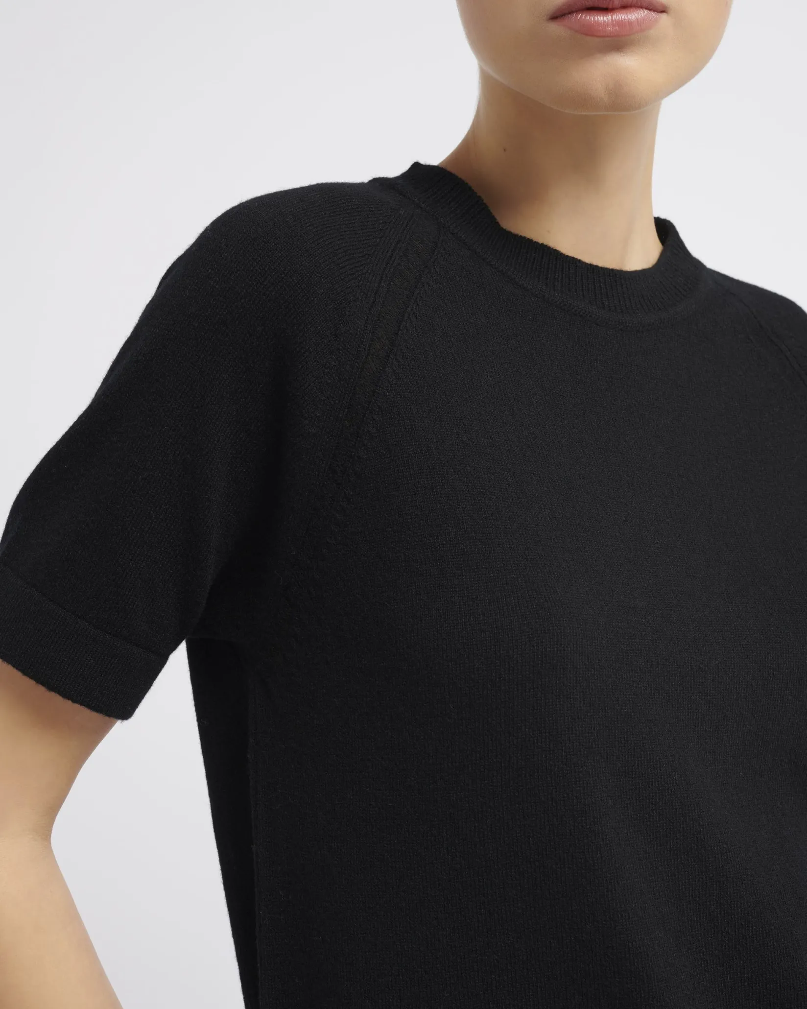Women Barrie Cashmere short sleeved top