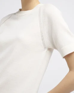 Women Barrie Cashmere short sleeved top