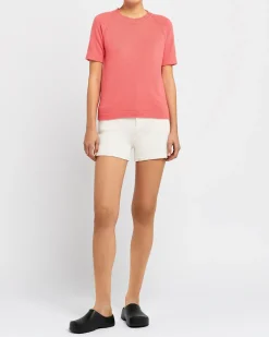 Women Barrie Cashmere short sleeved top