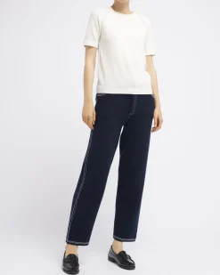 Women Barrie Cashmere short sleeved top