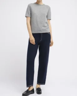 Women Barrie Cashmere short sleeved top
