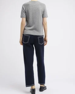 Women Barrie Cashmere short sleeved top