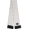 Women Barrie Cashmere striped scarf