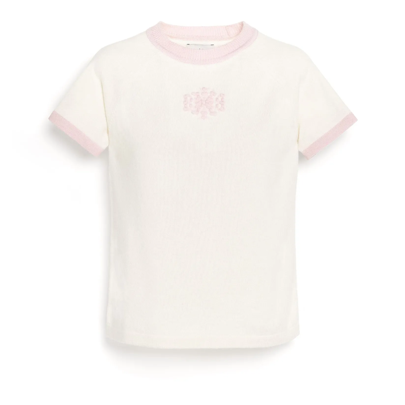 Women Barrie Cashmere top with B logo