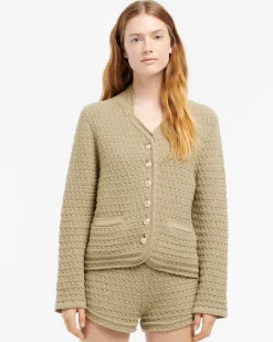 Women Barrie Cashmere tweed shorts