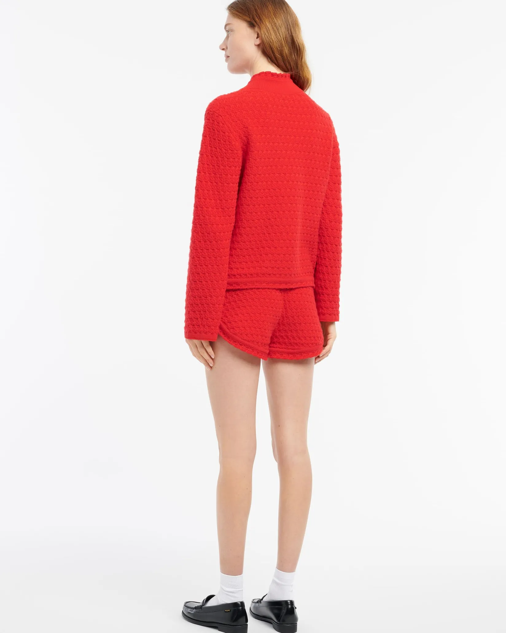 Women Barrie Cashmere tweed shorts